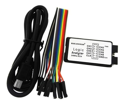 Analizador Lógico Usb 8 Canales Can Dmx-512 I2c - Unoelectro