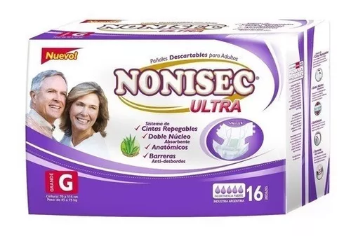 Nonisec Pañales Para Adultos Con 25% Mas De Gel Xxg 20 U - FarmaPlus