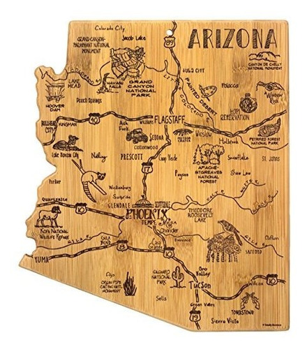 Totally Bamboo Arizona State Destination Tabla De Cortar Y S
