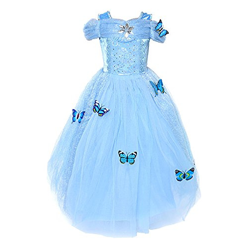 Girls Princess Vestido Mariposa Disfraces De Halloween ...