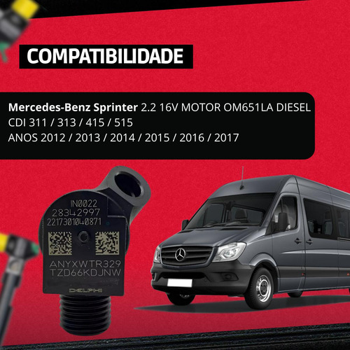 Bico Injetor Sprinter 415 515 2.2 Cdi Diesel Delphi Original