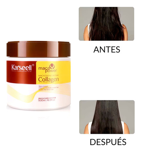 2 Pack - Karseell Tratamiento Capilar Colágeno Restauración