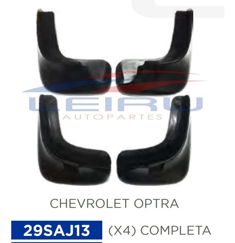 Salpicadera Chevrolet Optra Juego X4