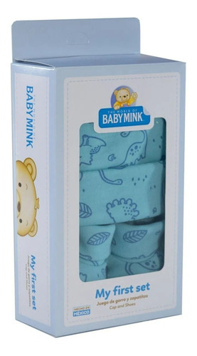 Baby Mink My First Set Gorrito Y Zapatitos Para Bebé