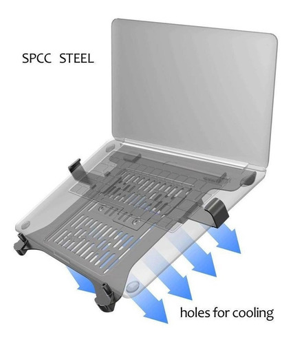 Imagen 8 de 10 de Soporte Neumático Monitor Y Laptop De Hasta 9kg. (17a 32)