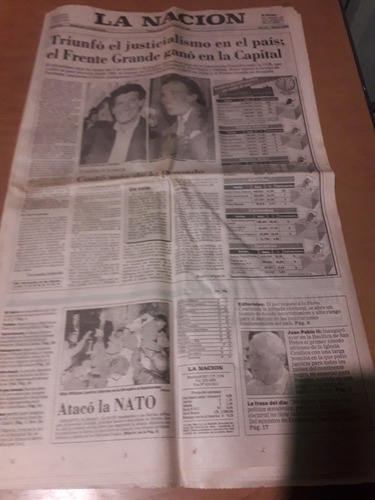 Diario La Nación 11 04 1994 Elecciones Convencionales Consti