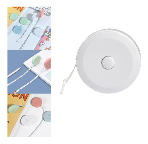 Fitas De Medição Retráteis, 150 Cm/60 Polegadas, Branco