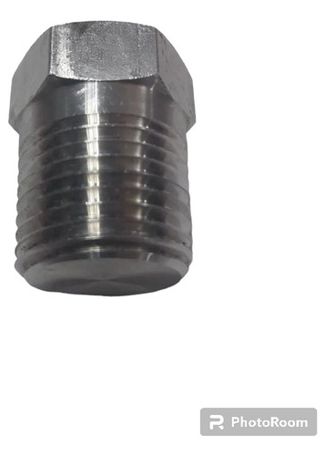 Conector Tapon 1/2  Npt Macho Acero Inoxidable Ss 316