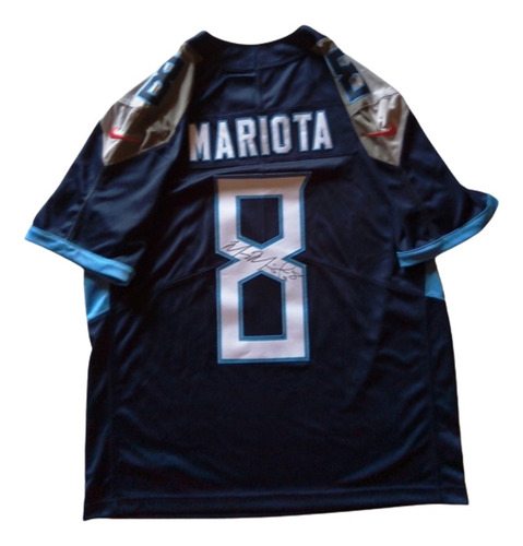 Jersey On Field Titanes Tennessee L Autógrafo Marcus Mariota