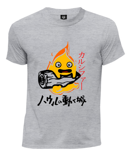 Camiseta Anime Castillo Ambulante Calcifer