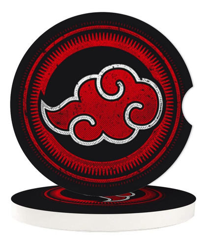 Portavaso 2.7  Diseño Nube Roja Accesorio Para Logotipo 2