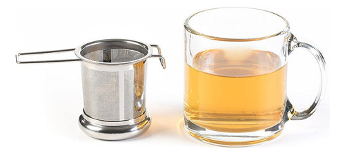 Dnn Colador Té Microporoso Acero Inoxidable 304 Con Tapa