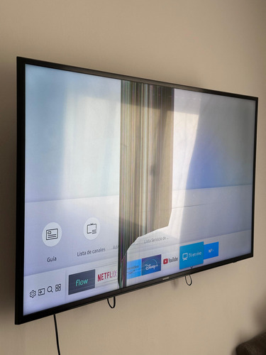 Tv Samsung Pantalla Rota 50  4k Un50mu6100gcdf