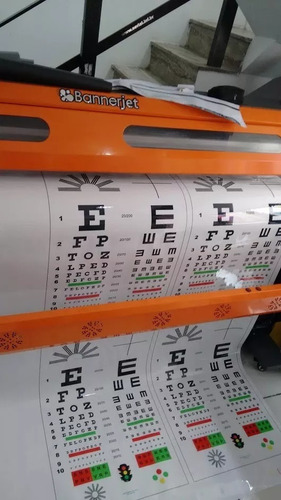 Optotipos - Papel Letras Invertidas - Para Uso Com Espelho