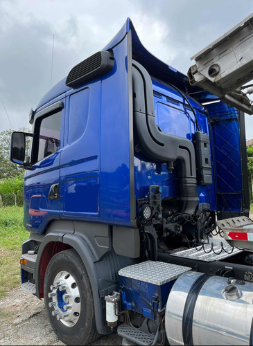 Imagem 6 de 15 de Scania R-440 14/14 Azul 6x2 Cegonheiro Gustavo-caminhões
