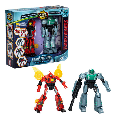 Transformers - Figuras De Terran Twitch Y Robby Malto