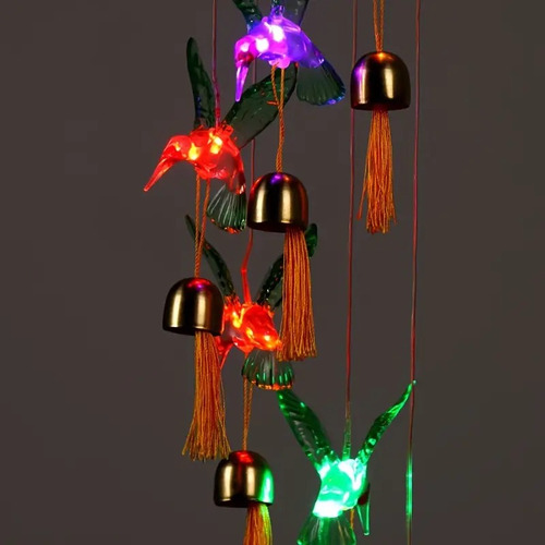 Regalo Navidad - Decoración Hogar - Colgante Colibrí Solar