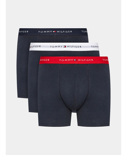 Pack De 3 Bóxers Essential Solid Azul Tommy Hilfiger