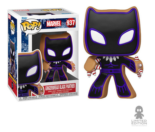 Funko Pop Holiday Gingerbread Black Panther 937 Marvel