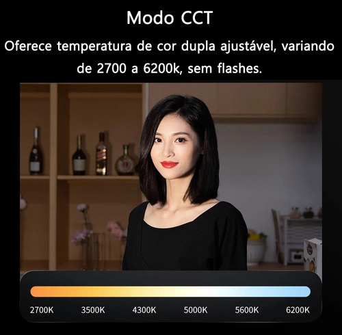 Zhiyun Fiveray M40 40w Led Bicolor Luz De Vídeo Portátil