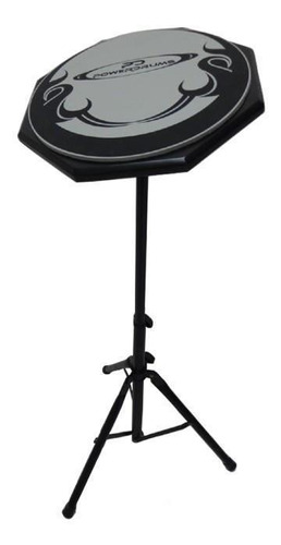 Pad De Práctica Powerdrums Pdpr12prstand Fire Con Stand