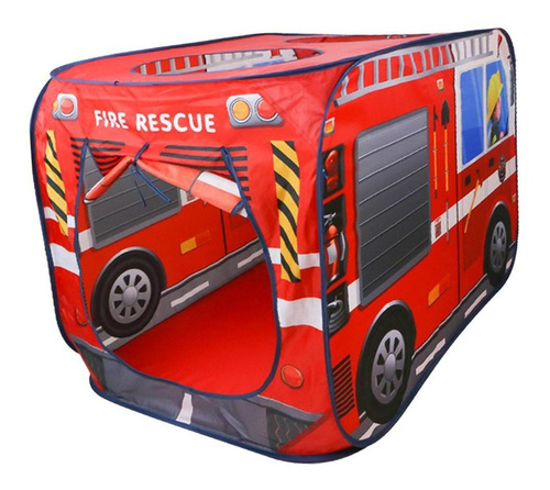 Tienda De Campaña Infantil Casa De Camión De Bomberos