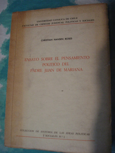 Ensayo Sobre El Pensamiento Político Del Padre Juan De Maria