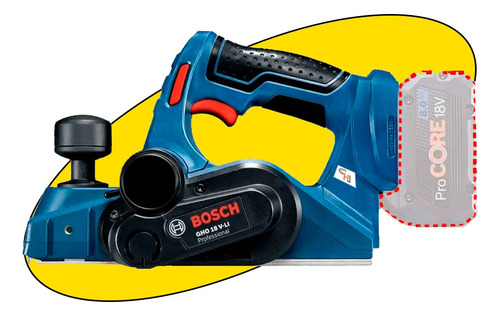 Cepillo Garlopa Bosch Gho 18v Rebajadora Cepilladora Madera