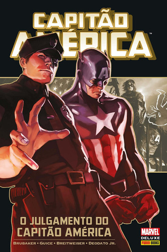 Capitão América: O Julgamento do Capitão América, de Brubaker, Ed. Editora Panini Brasil LTDA, capa dura em português, 2021