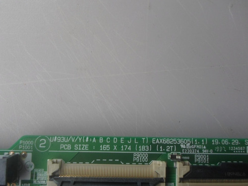 Placa Principal Tv E Smart LG 55 Um 7470 Psa Eax68253605( 1,