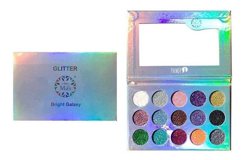 Paleta Sombras Glitter Prensado - g a $87