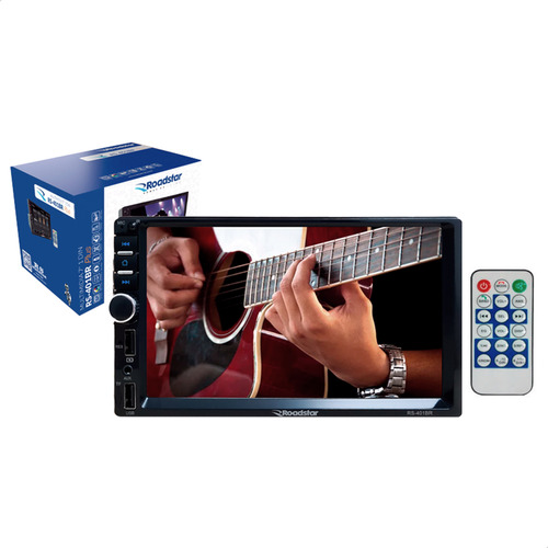 Central Multimídia Mp5 Roadstar 1din Bt Usb Aux Espelhamento