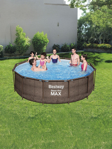 Alberca Estructural Redonda 3.66m X 1.00 Bestway 56731 Azul