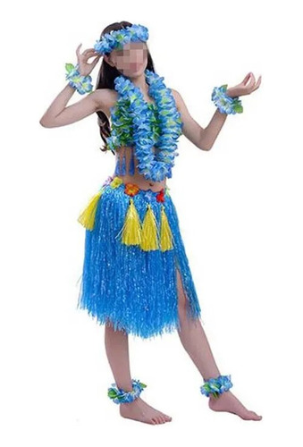 Disfraz Hawaiano De Cosplay Para Mujer Y Niña Flower Lei Hea