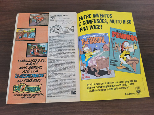 Gibi Zé Carioca N 1814 - 22/10/87 - Editora Abril (Usado)