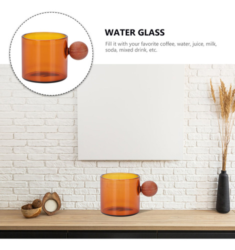 Vaso De Jugo Resistente Al Calor De Vidrio Con Alto Contenid