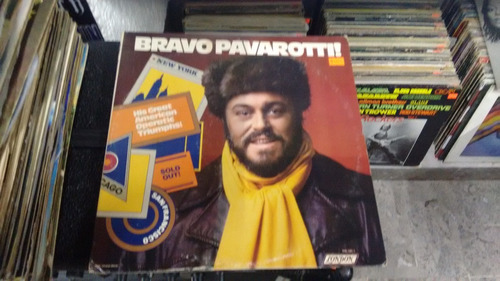 Lp Bravo Pavarotti Importado En Formato Acetato,long Play