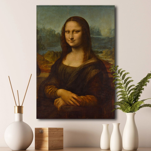 Cuadro La Mona Lisa, Lienzo De Canvas, Leonardo Da Vinci 