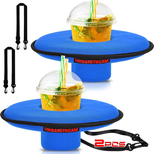 Soporte Flotante Para Bebidas Para Piscina 2 Pzs Urbanstream