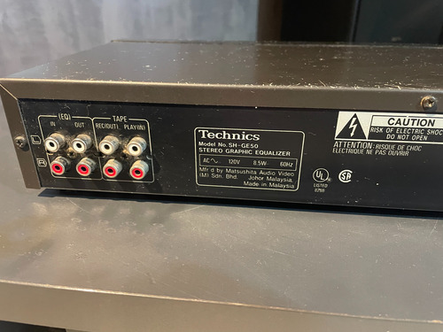 Ecualizador Technics Sh-ge 50 110v Muy Buen Estado (Usado)