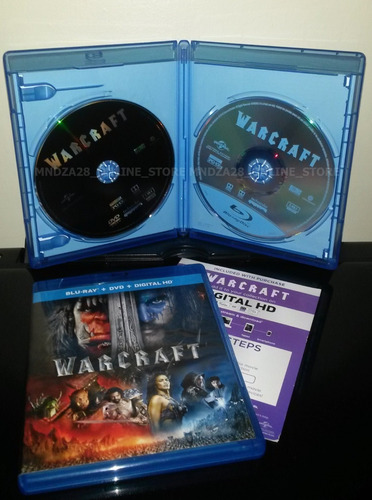 Warcraft Película Blu-ray Original + Videojuego Extra (a)