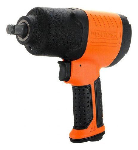 Llave Pistola Impacto Neumática 1/2 610 Nm Hamilton Hn30 Color Naranja Frecuencia 50