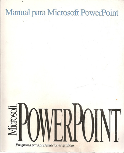 Manual Para Microsoft Powerpoint - 1993