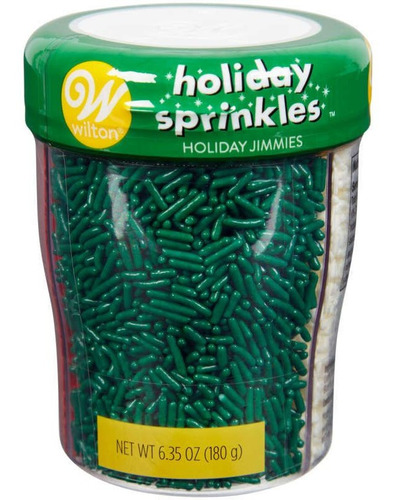 Sprinkles Jimmies Comestibles Para Decoracion 3 Colores 180g