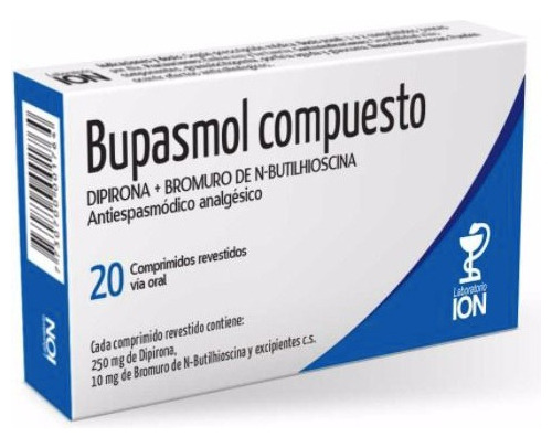 Bupasmol® Compuesto X 20 Comprimidos - Antiespasmódico