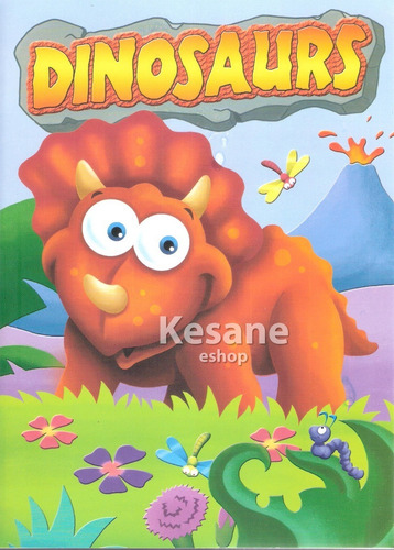 Imagen 7 de 9 de Paquete Libros Dinosaurios Para Colorear Iluminar Jumbo Niño