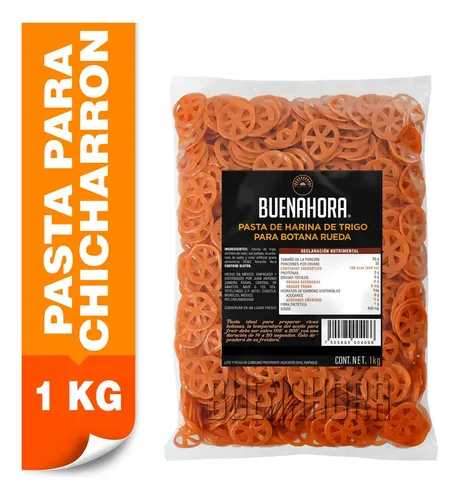 Chicharrones Rueda Pasta Para Chicharrón Fritura Rueda Grande Botana 1kg en venta en ...