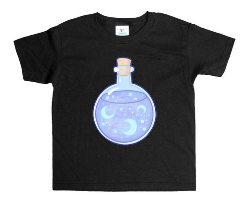 Remera Negra Niños Esoterismo Tarot Bruja R156