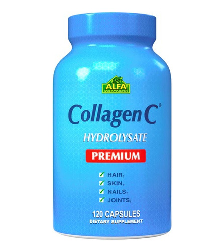 Colageno Hidrolizado Premium 120 Capsulas Alfa Vitamins