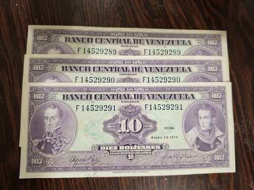 Billetes De Venezuela Antiguos